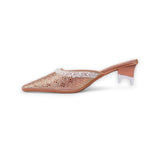 CRYSTAL SEMI HEEL